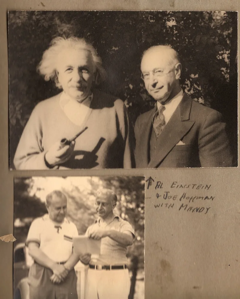Albert Einstein visiting Camp Wigwam